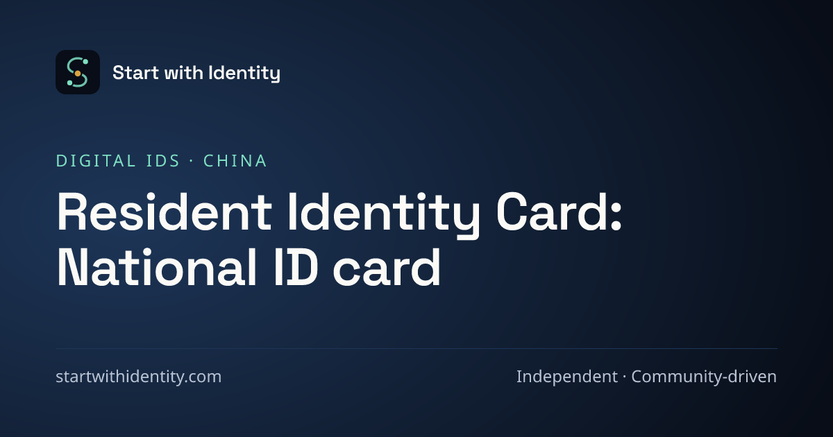 China Resident Identity Card: What It Is & How It Works · Start with ...